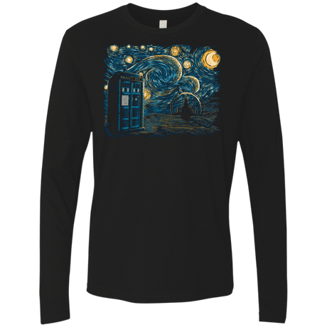 T-Shirts Black / Small Starry Gallifrey Men's Premium Long Sleeve