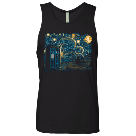 T-Shirts Black / Small Starry Gallifrey Men's Premium Tank Top