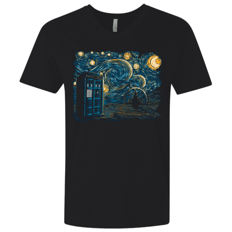 T-Shirts Black / X-Small Starry Gallifrey Men's Premium V-Neck