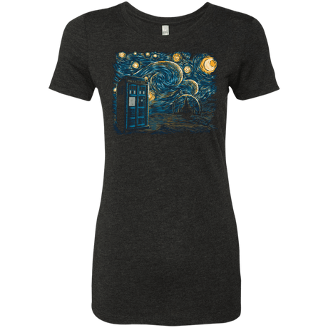 T-Shirts Vintage Black / Small Starry Gallifrey Women's Triblend T-Shirt
