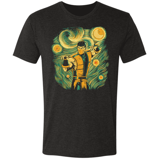 T-Shirts Vintage Black / S Starry Hellfire Men's Triblend T-Shirt