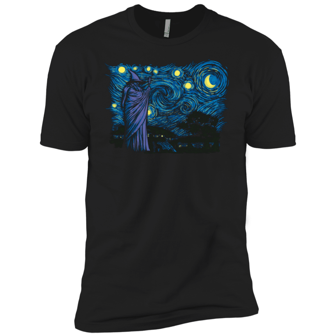 T-Shirts Black / YXS Starry Hobbiton Boys Premium T-Shirt