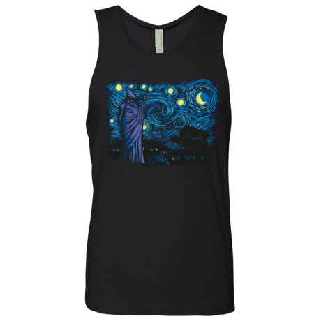 T-Shirts Black / Small Starry Hobbiton Men's Premium Tank Top