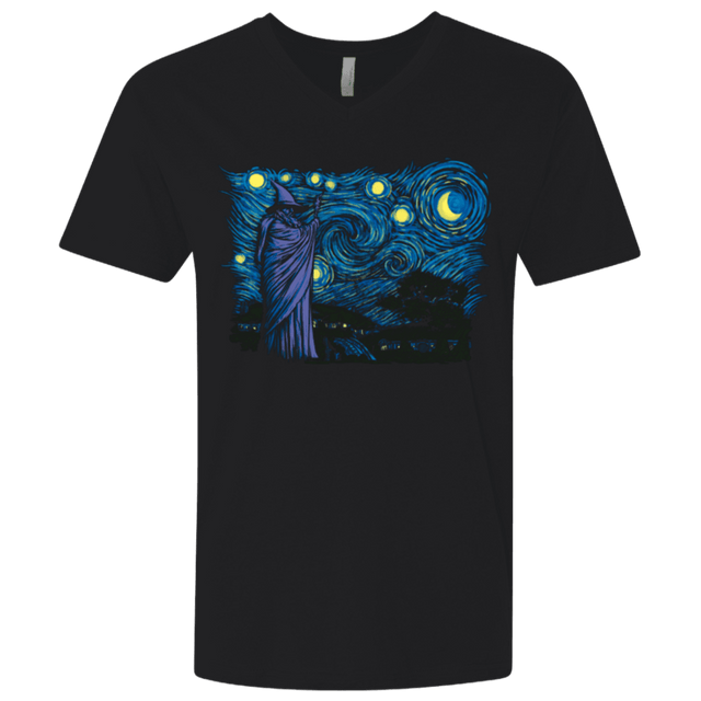 T-Shirts Black / X-Small Starry Hobbiton Men's Premium V-Neck