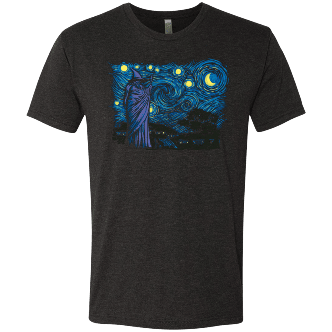 T-Shirts Vintage Black / Small Starry Hobbiton Men's Triblend T-Shirt