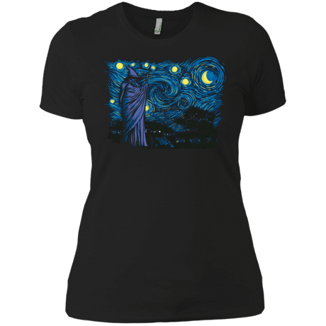 T-Shirts Black / X-Small Starry Hobbiton Women's Premium T-Shirt