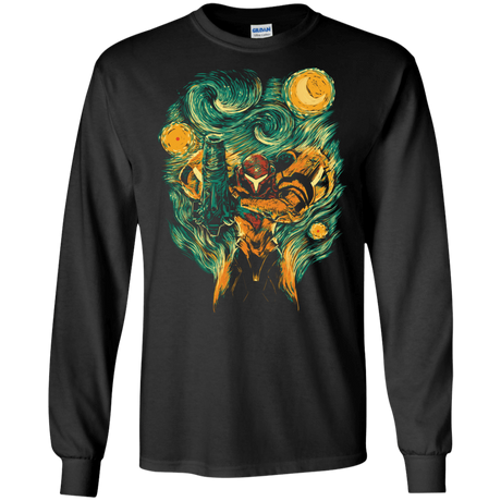 T-Shirts Black / S Starry Hunter Men's Long Sleeve T-Shirt