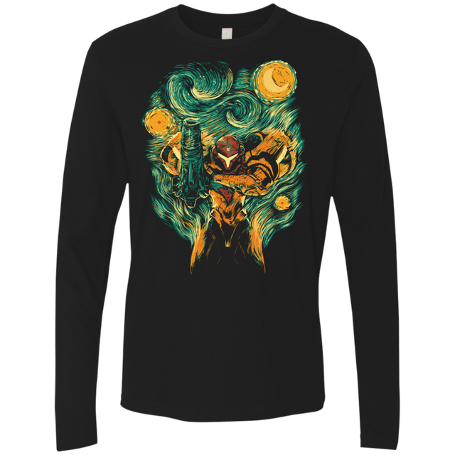 T-Shirts Black / S Starry Hunter Men's Premium Long Sleeve