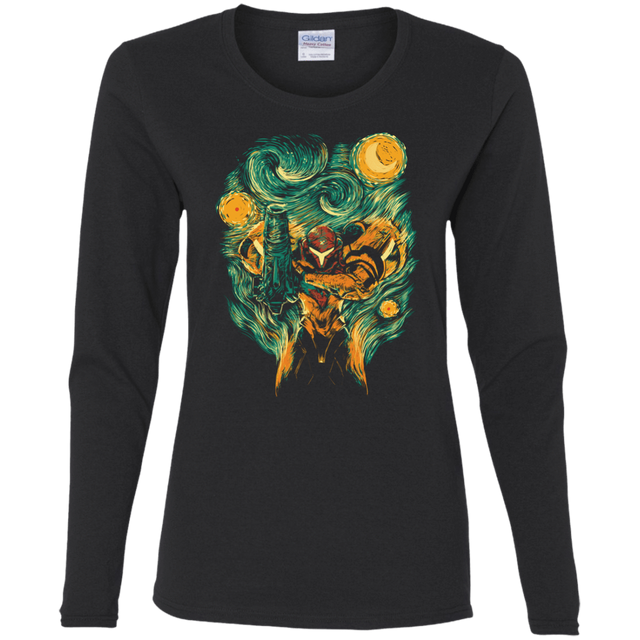 T-Shirts Black / S Starry Hunter Women's Long Sleeve T-Shirt