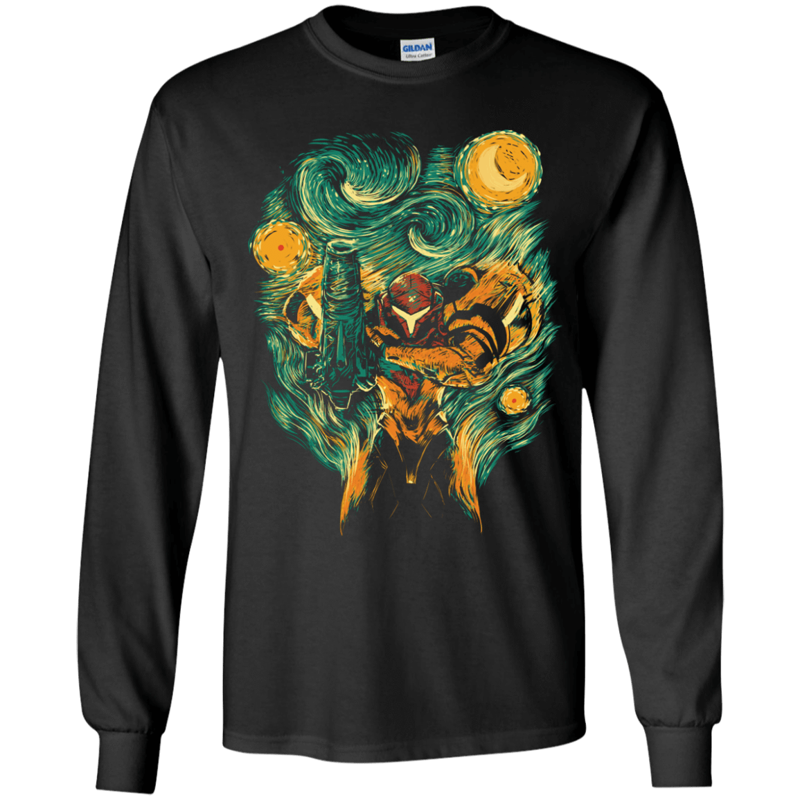 T-Shirts Black / YS Starry Hunter Youth Long Sleeve T-Shirt