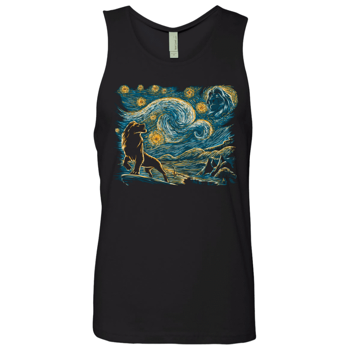 T-Shirts Black / S Starry King Men's Premium Tank Top