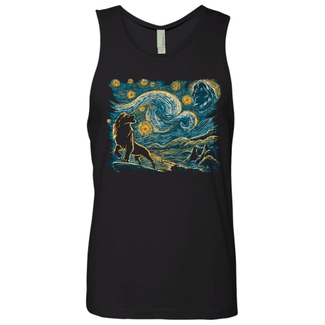 T-Shirts Black / S Starry King Men's Premium Tank Top