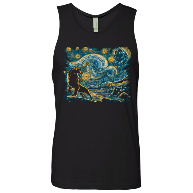 T-Shirts Black / S Starry King Men's Premium Tank Top