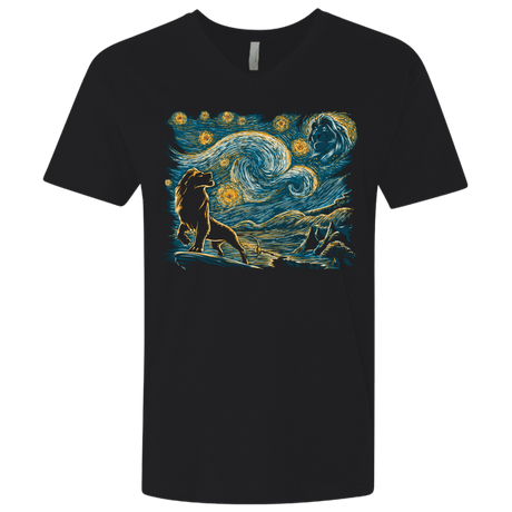 T-Shirts Black / X-Small Starry King Men's Premium V-Neck