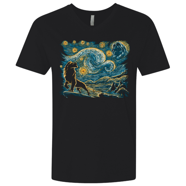 T-Shirts Black / X-Small Starry King Men's Premium V-Neck