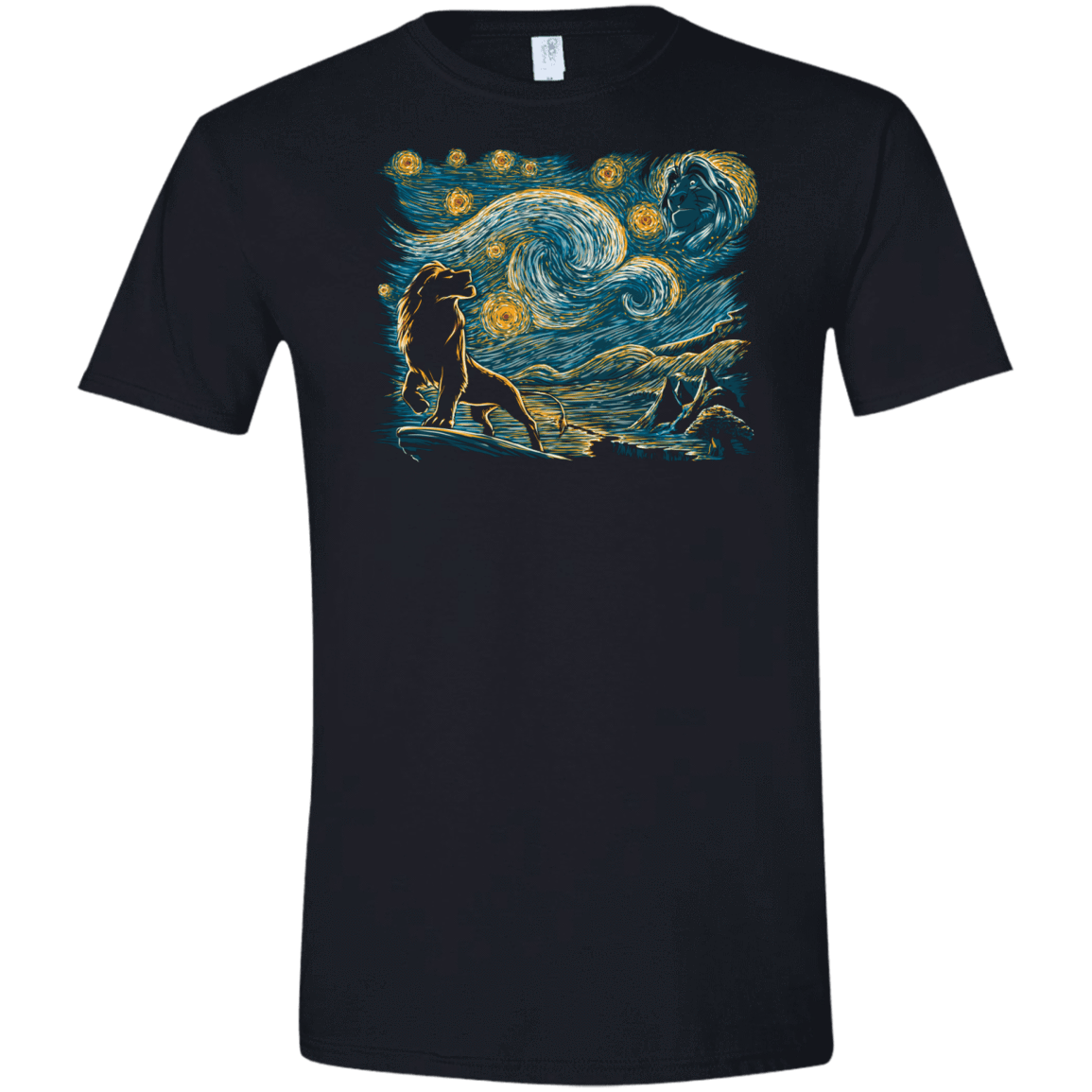 T-Shirts Black / X-Small Starry King Men's Semi-Fitted Softstyle