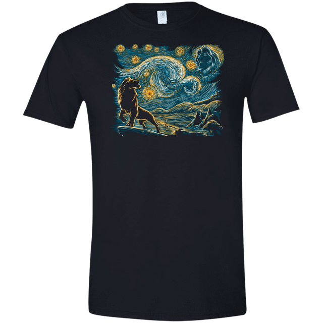 T-Shirts Black / X-Small Starry King Men's Semi-Fitted Softstyle