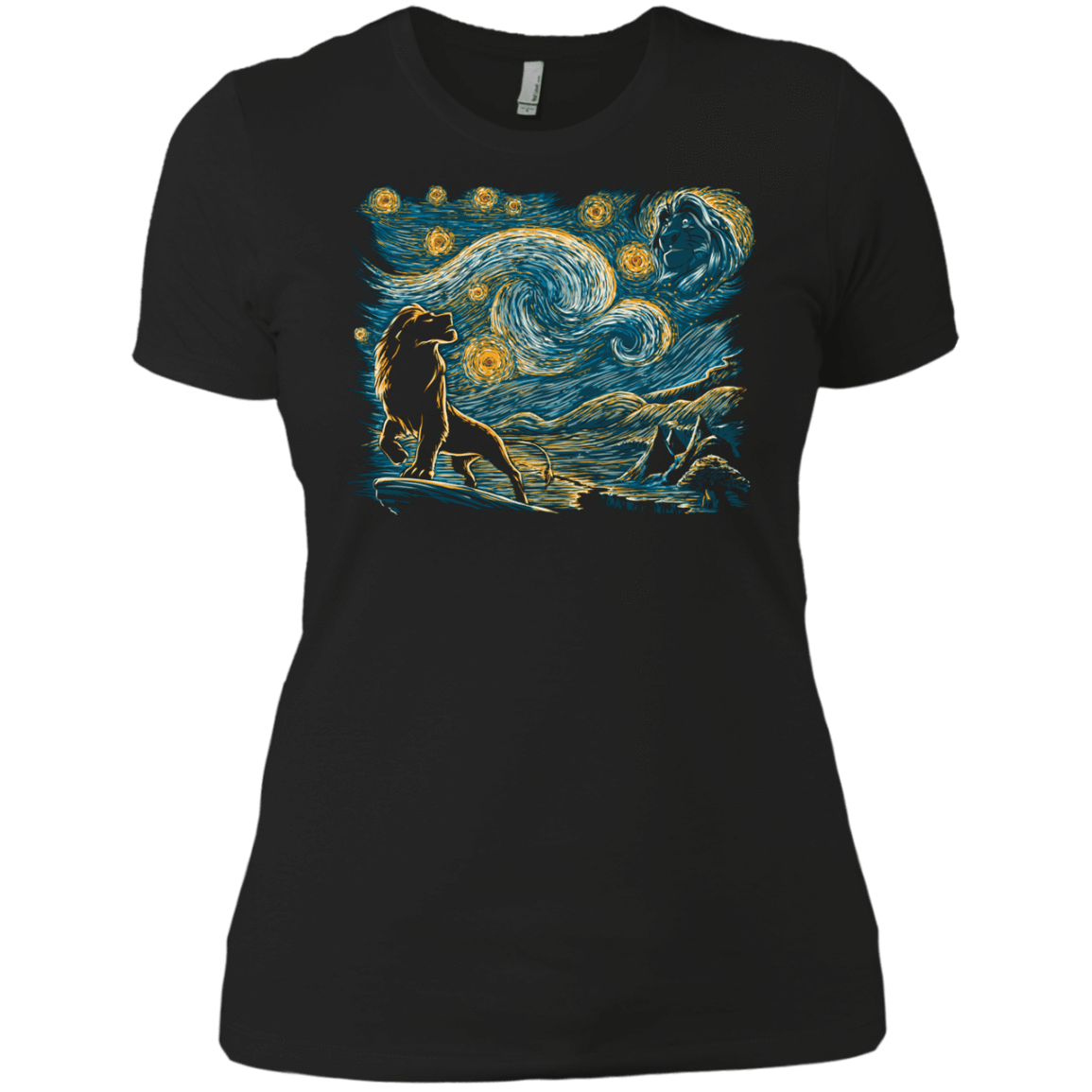 T-Shirts Black / X-Small Starry King Women's Premium T-Shirt