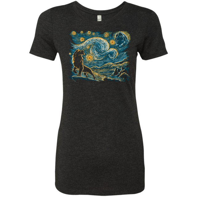 T-Shirts Vintage Black / S Starry King Women's Triblend T-Shirt