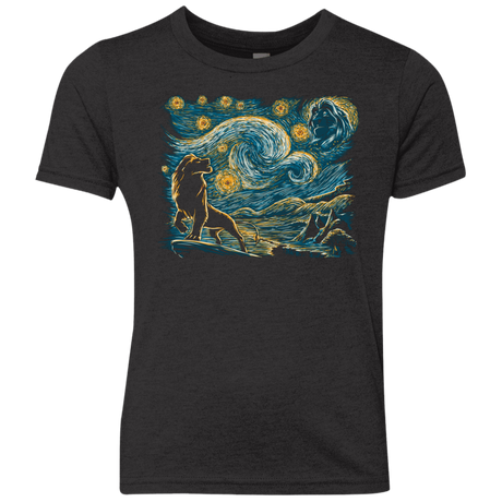 T-Shirts Vintage Black / YXS Starry King Youth Triblend T-Shirt