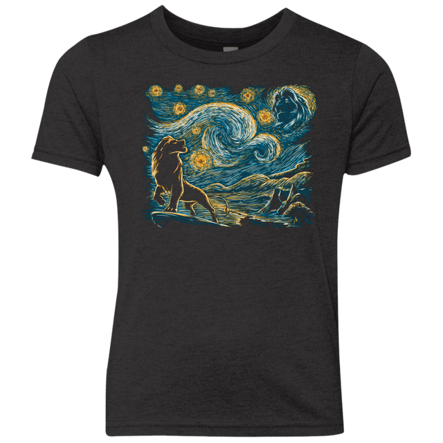 T-Shirts Vintage Black / YXS Starry King Youth Triblend T-Shirt