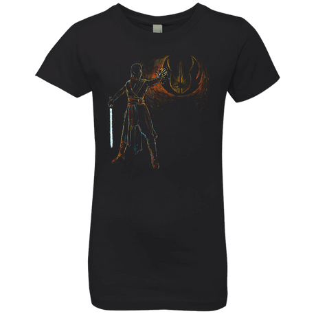 T-Shirts Black / YXS Starry knight Rey Girls Premium T-Shirt