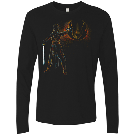 T-Shirts Black / Small Starry knight Rey Men's Premium Long Sleeve