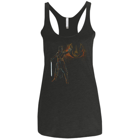 T-Shirts Vintage Black / X-Small Starry knight Rey Women's Triblend Racerback Tank