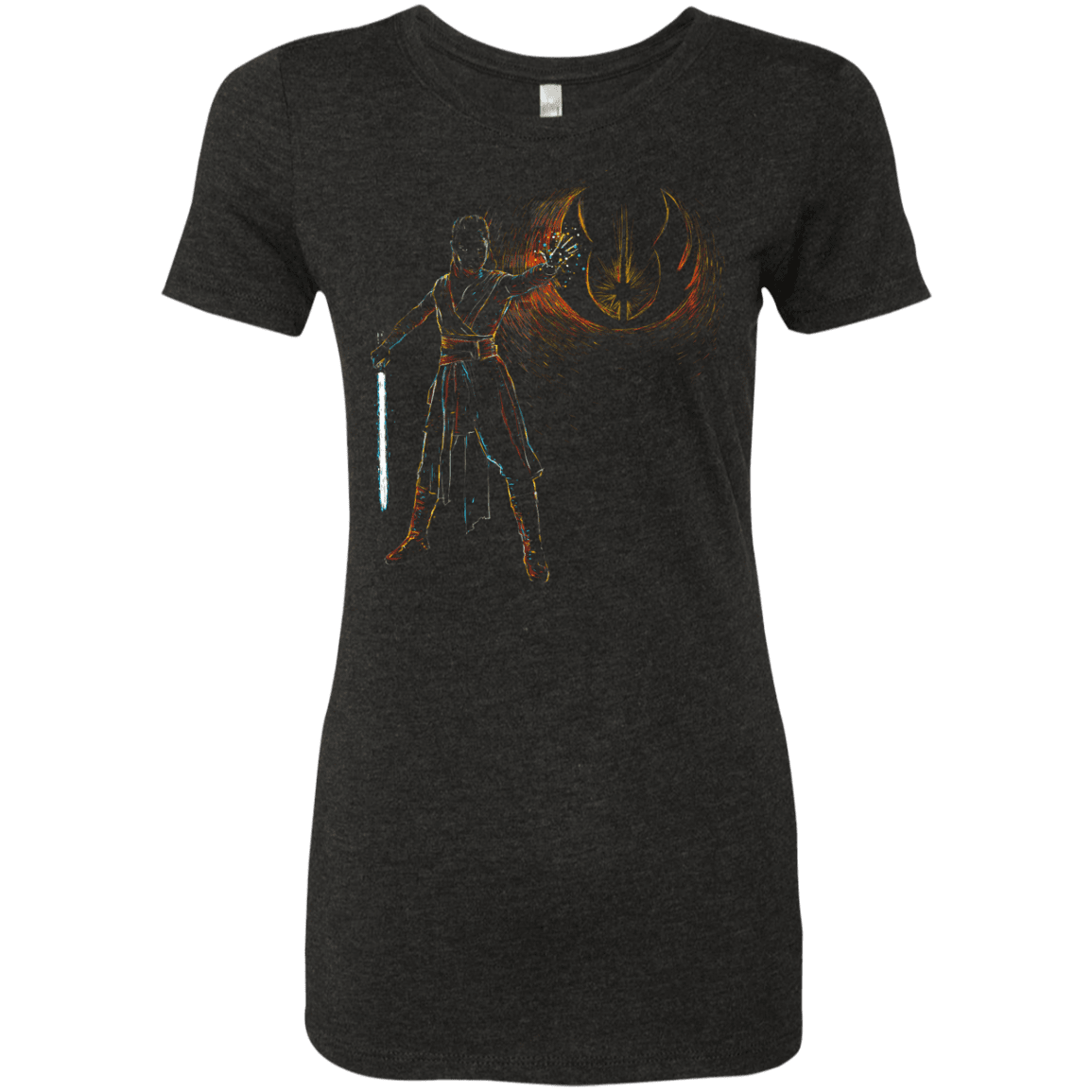 T-Shirts Vintage Black / Small Starry knight Rey Women's Triblend T-Shirt