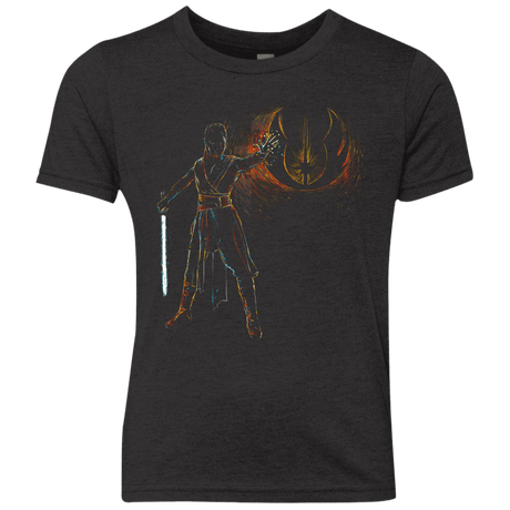 T-Shirts Vintage Black / YXS Starry knight Rey Youth Triblend T-Shirt