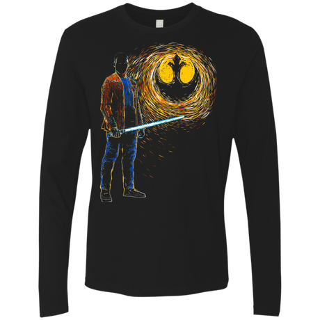 T-Shirts Black / Small Starry knights Finn Men's Premium Long Sleeve