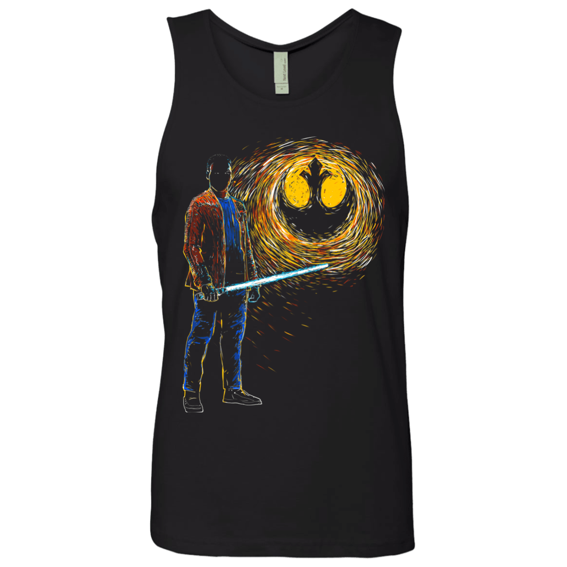 T-Shirts Black / Small Starry knights Finn Men's Premium Tank Top