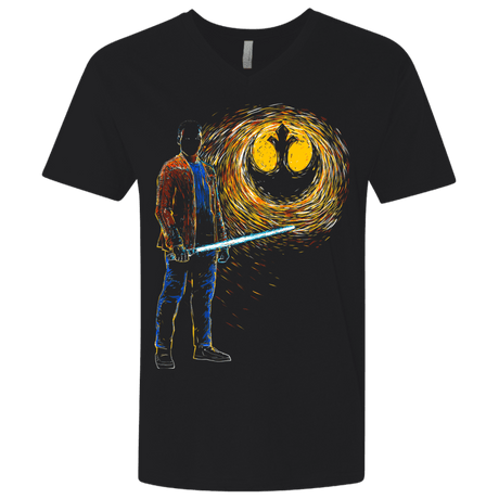 T-Shirts Black / X-Small Starry knights Finn Men's Premium V-Neck