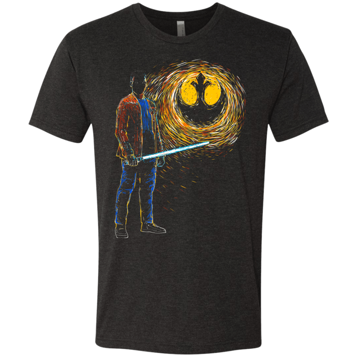 T-Shirts Vintage Black / Small Starry knights Finn Men's Triblend T-Shirt