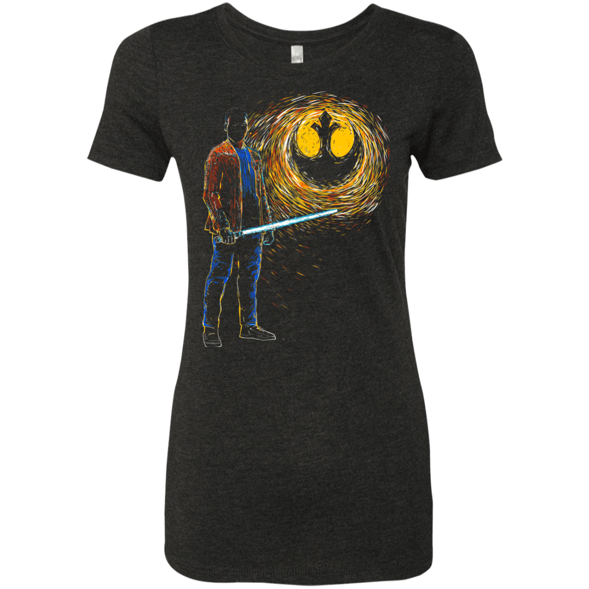 T-Shirts Vintage Black / Small Starry knights Finn Women's Triblend T-Shirt