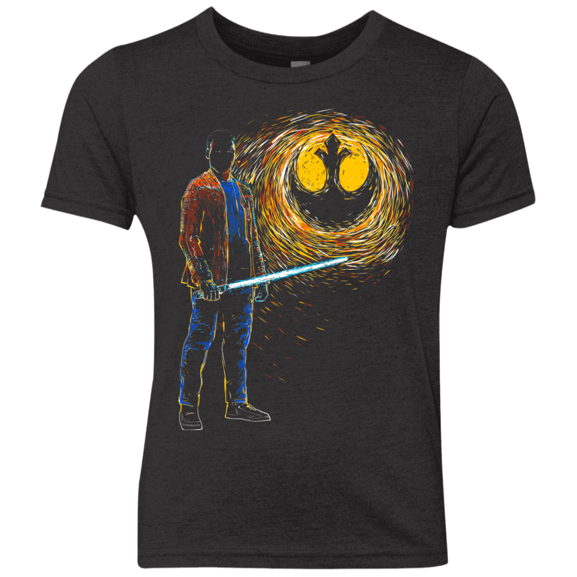 T-Shirts Vintage Black / YXS Starry knights Finn Youth Triblend T-Shirt