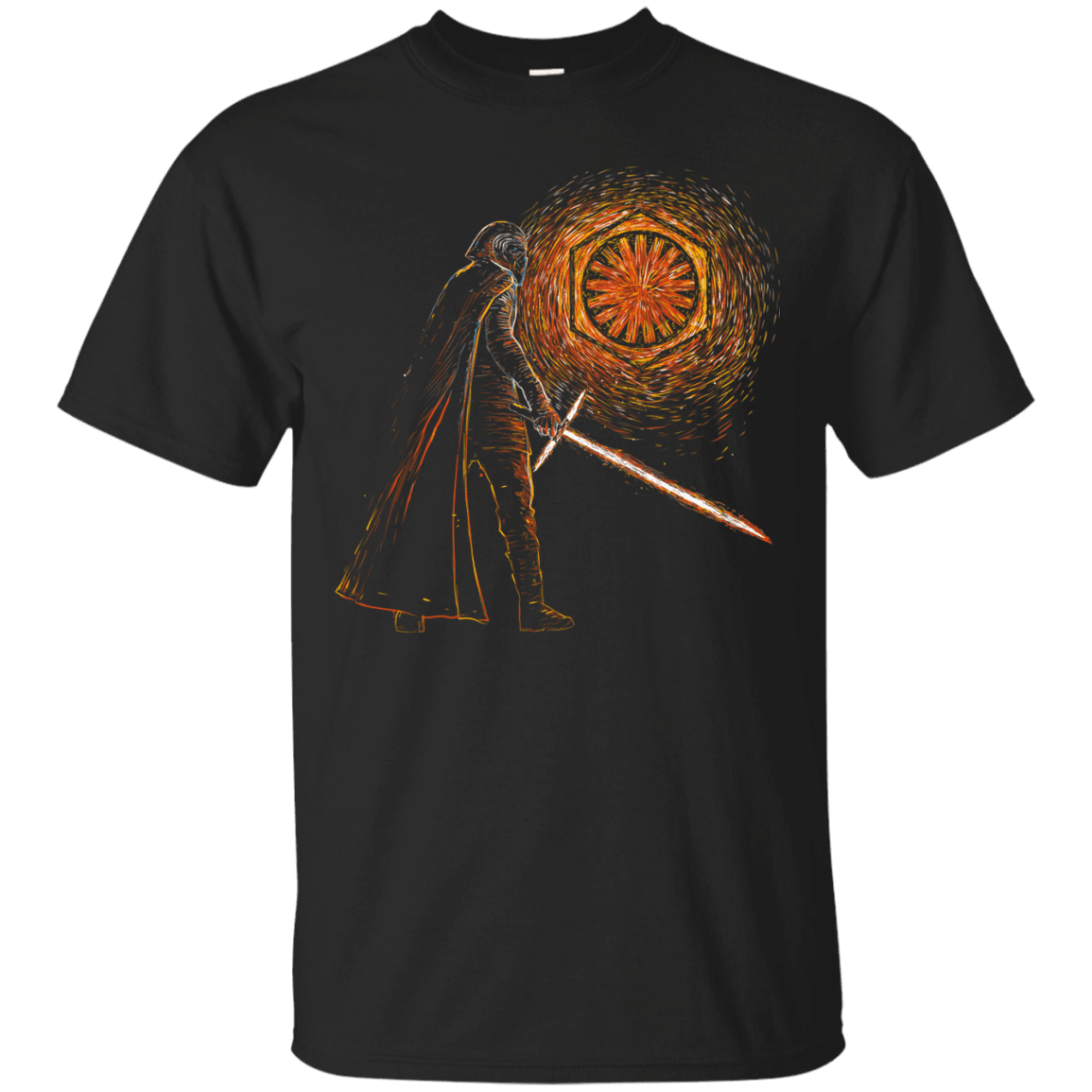 T-Shirts Black / Small Starry knights Kylo T-Shirt