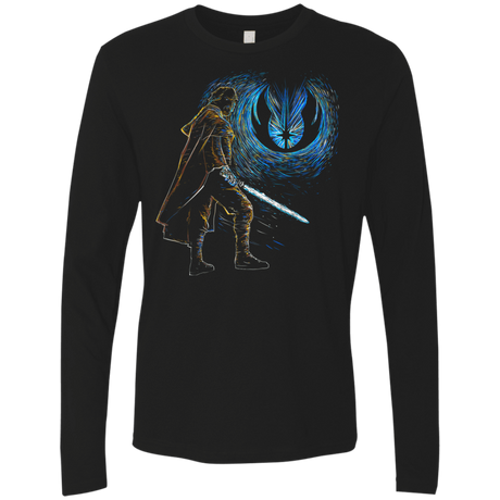 T-Shirts Black / Small Starry knights Luke Men's Premium Long Sleeve