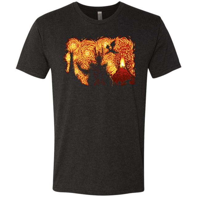 T-Shirts Vintage Black / Small Starry Middle Earth Men's Triblend T-Shirt