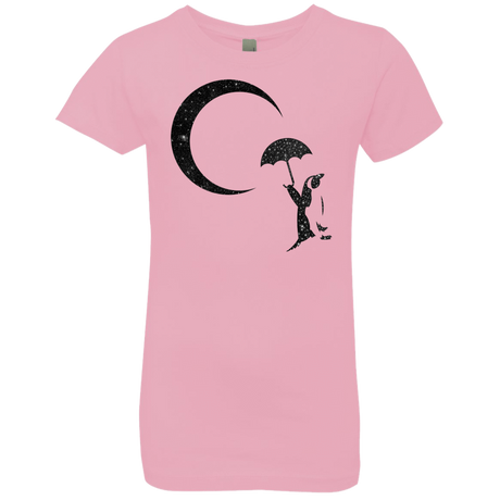 T-Shirts Light Pink / YXS Starry Penquin Girls Premium T-Shirt