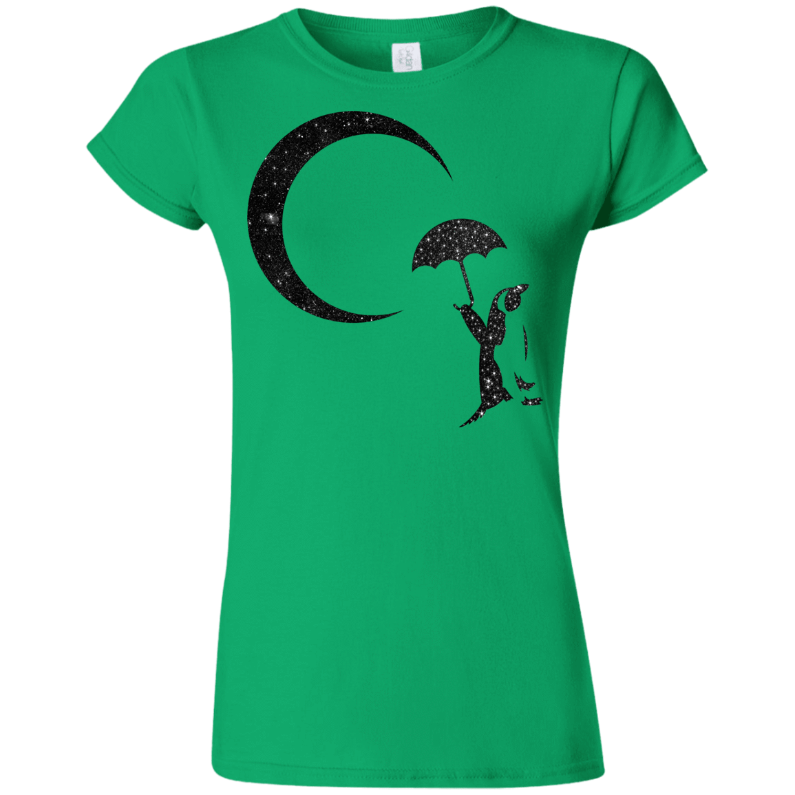 T-Shirts Irish Green / S Starry Penquin Junior Slimmer-Fit T-Shirt