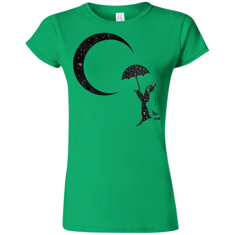 T-Shirts Irish Green / S Starry Penquin Junior Slimmer-Fit T-Shirt