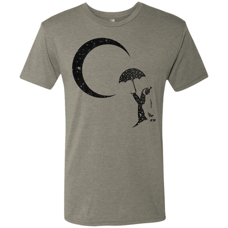 T-Shirts Venetian Grey / S Starry Penquin Men's Triblend T-Shirt