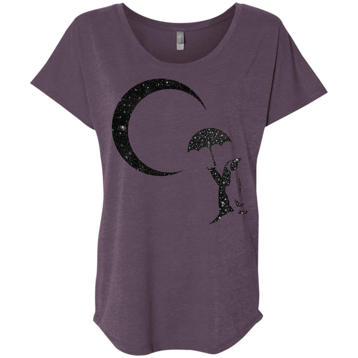 Starry Penquin Triblend Dolman Sleeve