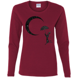 T-Shirts Cardinal / S Starry Penquin Women's Long Sleeve T-Shirt