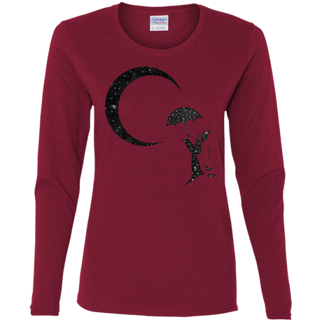 T-Shirts Cardinal / S Starry Penquin Women's Long Sleeve T-Shirt