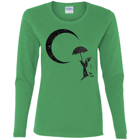 T-Shirts Irish Green / S Starry Penquin Women's Long Sleeve T-Shirt