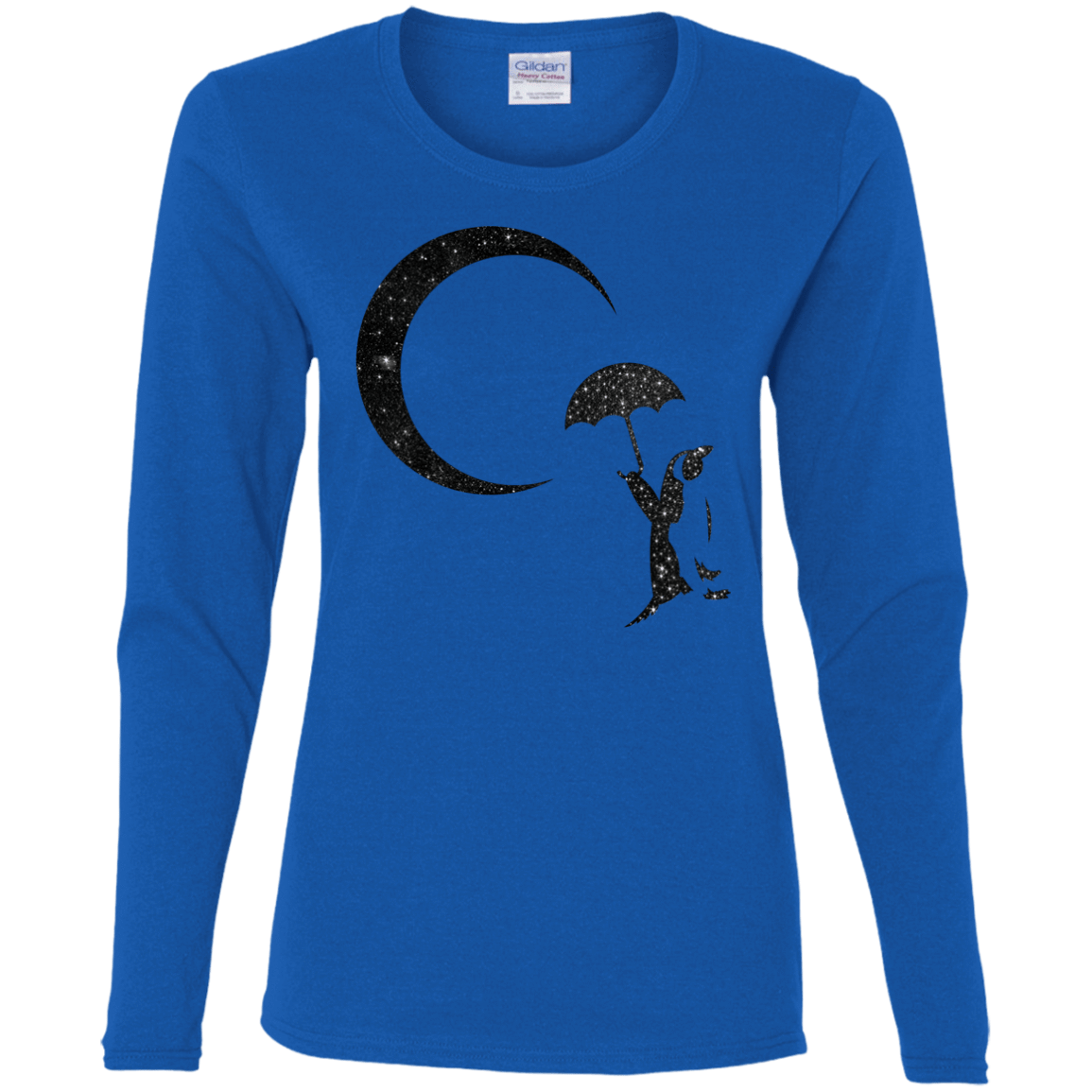 T-Shirts Royal / S Starry Penquin Women's Long Sleeve T-Shirt