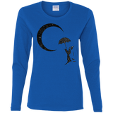 T-Shirts Royal / S Starry Penquin Women's Long Sleeve T-Shirt