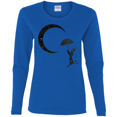 T-Shirts Royal / S Starry Penquin Women's Long Sleeve T-Shirt